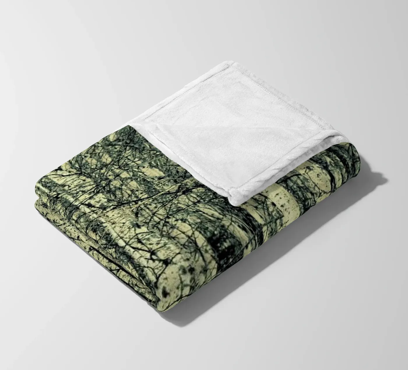 Birch Fleecedecke von Robin Delean