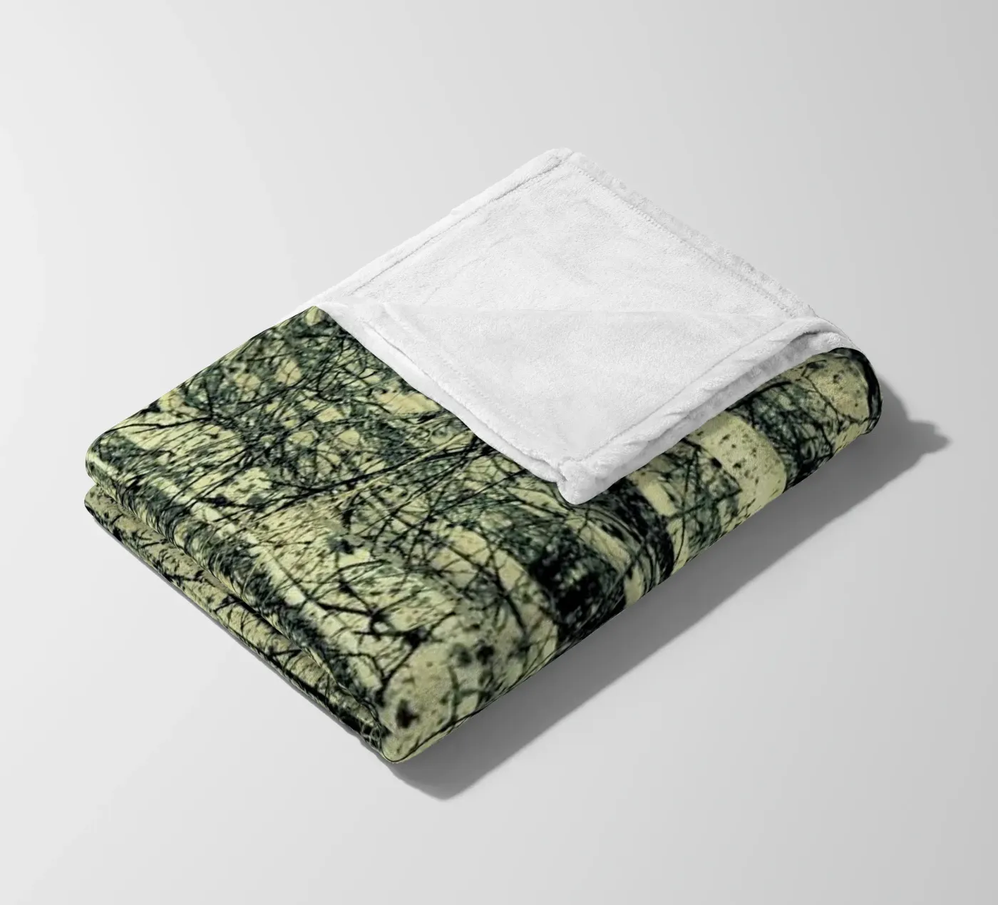 Birch Fleecedecke von Robin Delean