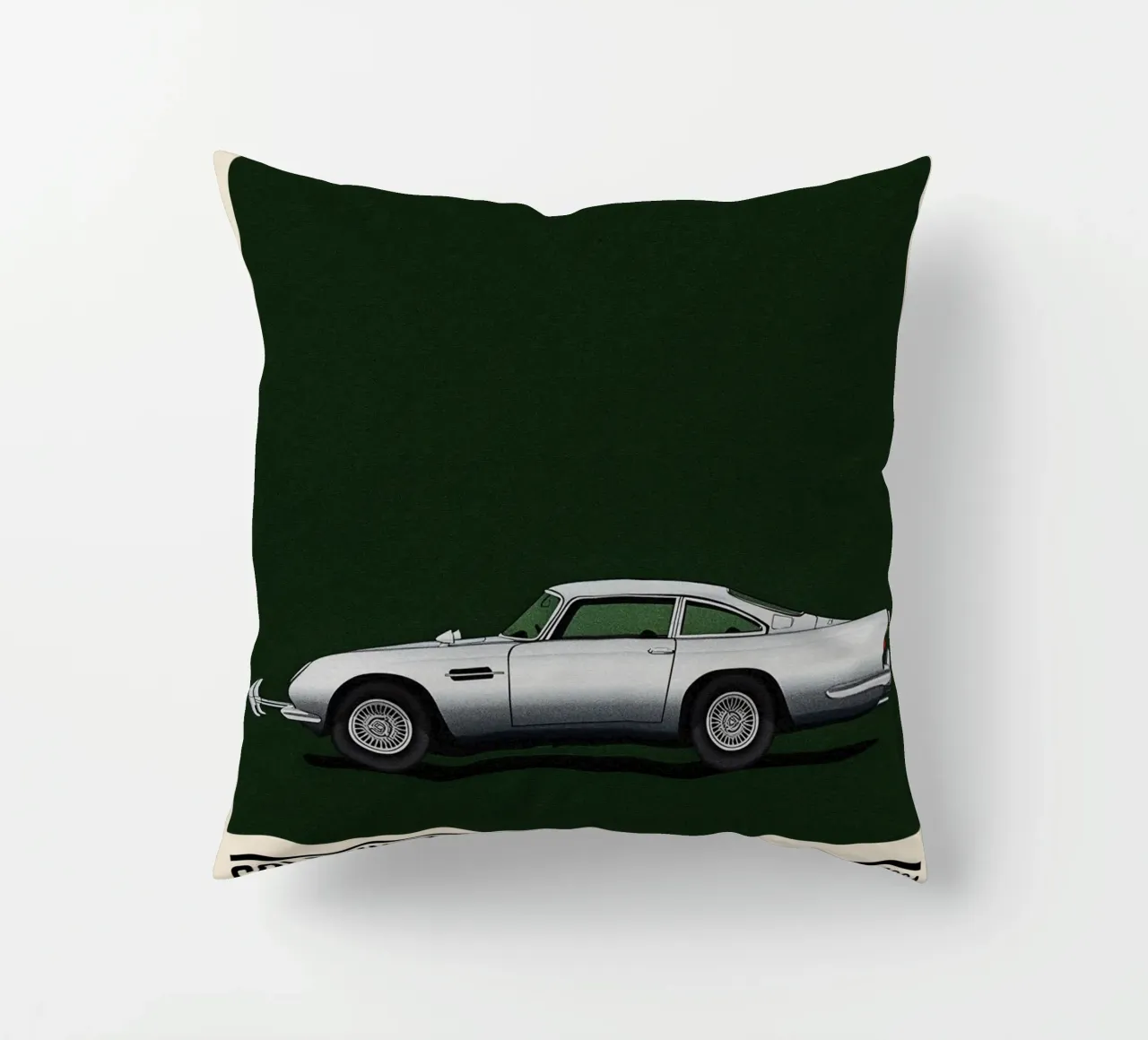 Goldfinger car movie Kissen von TheArtstudio