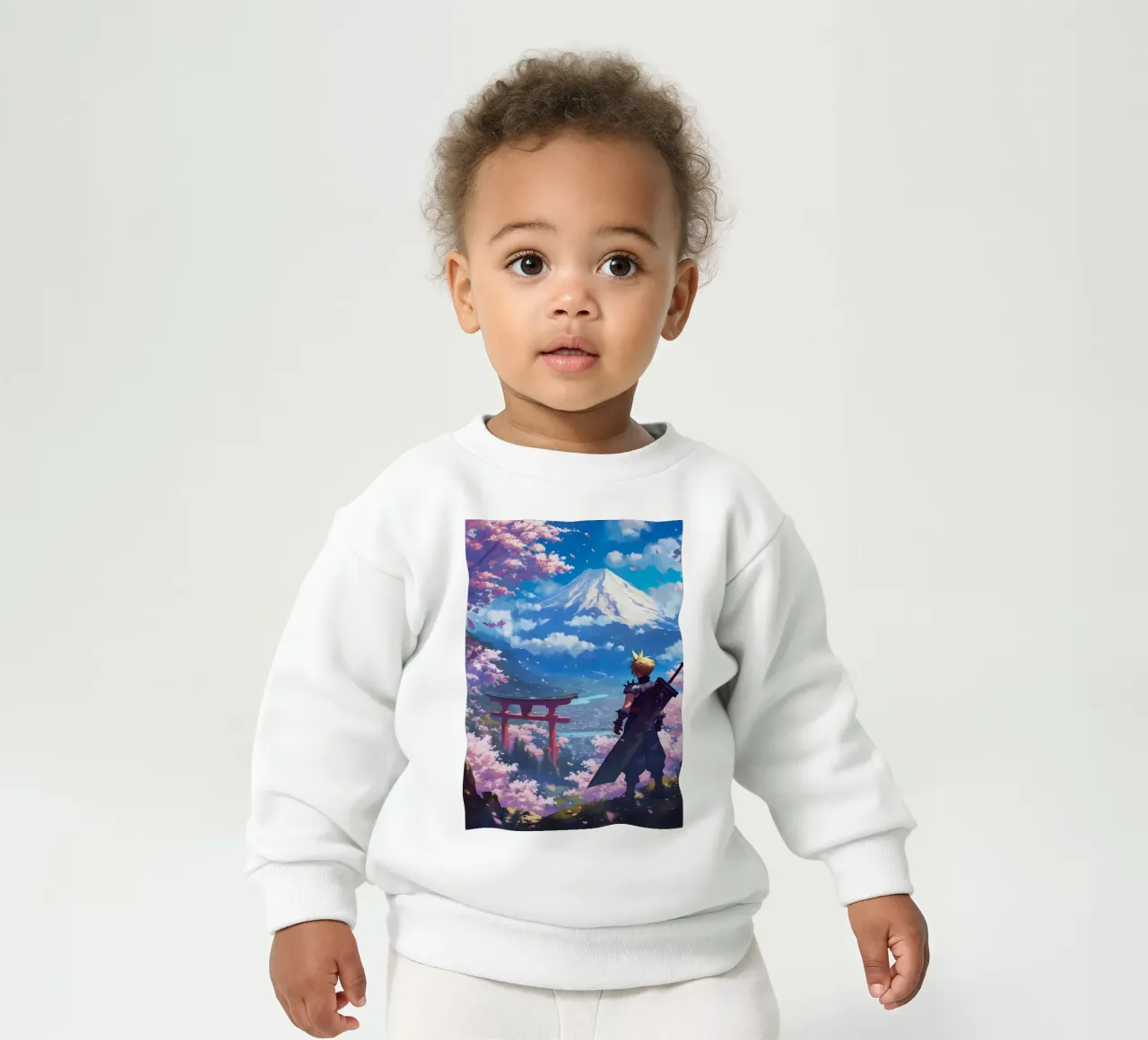 Cloud From Final Fantasy sudadera de bebé de CreativeStudio