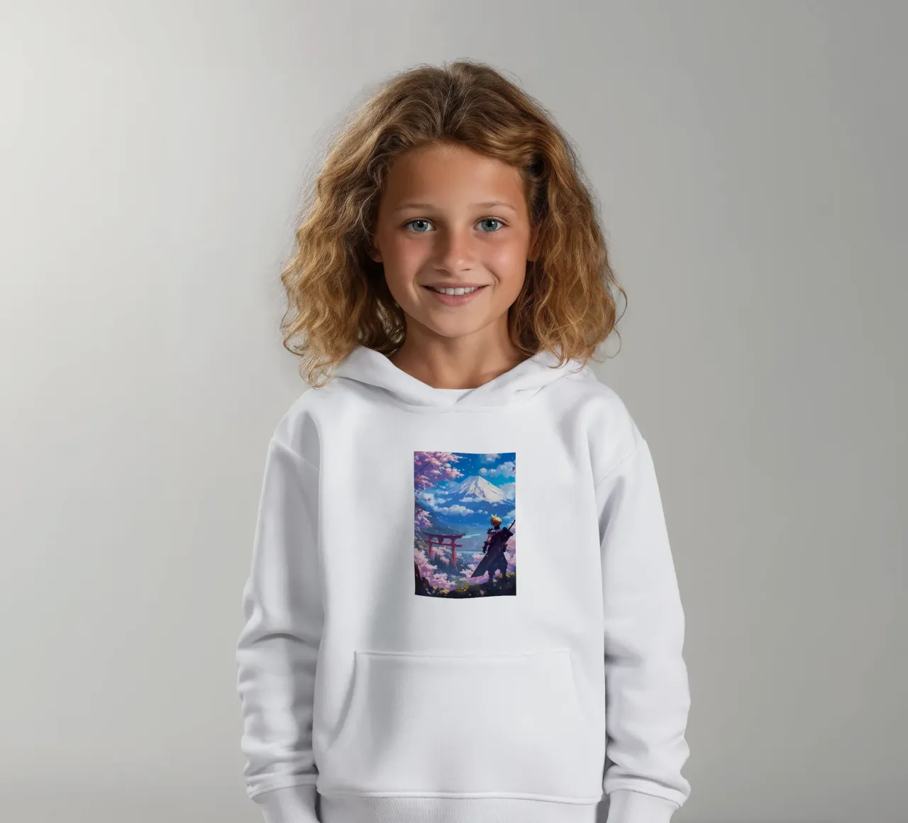 Cloud From Final Fantasy felpa bambino con cappuccio da CreativeStudio