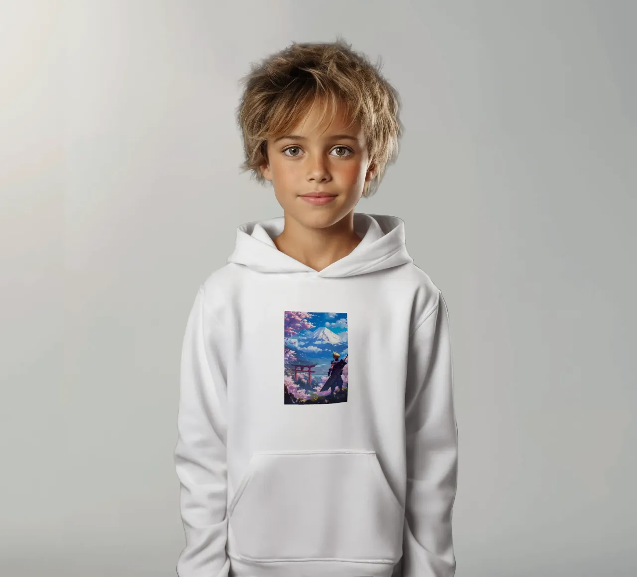 Cloud From Final Fantasy felpa bambino con cappuccio da CreativeStudio