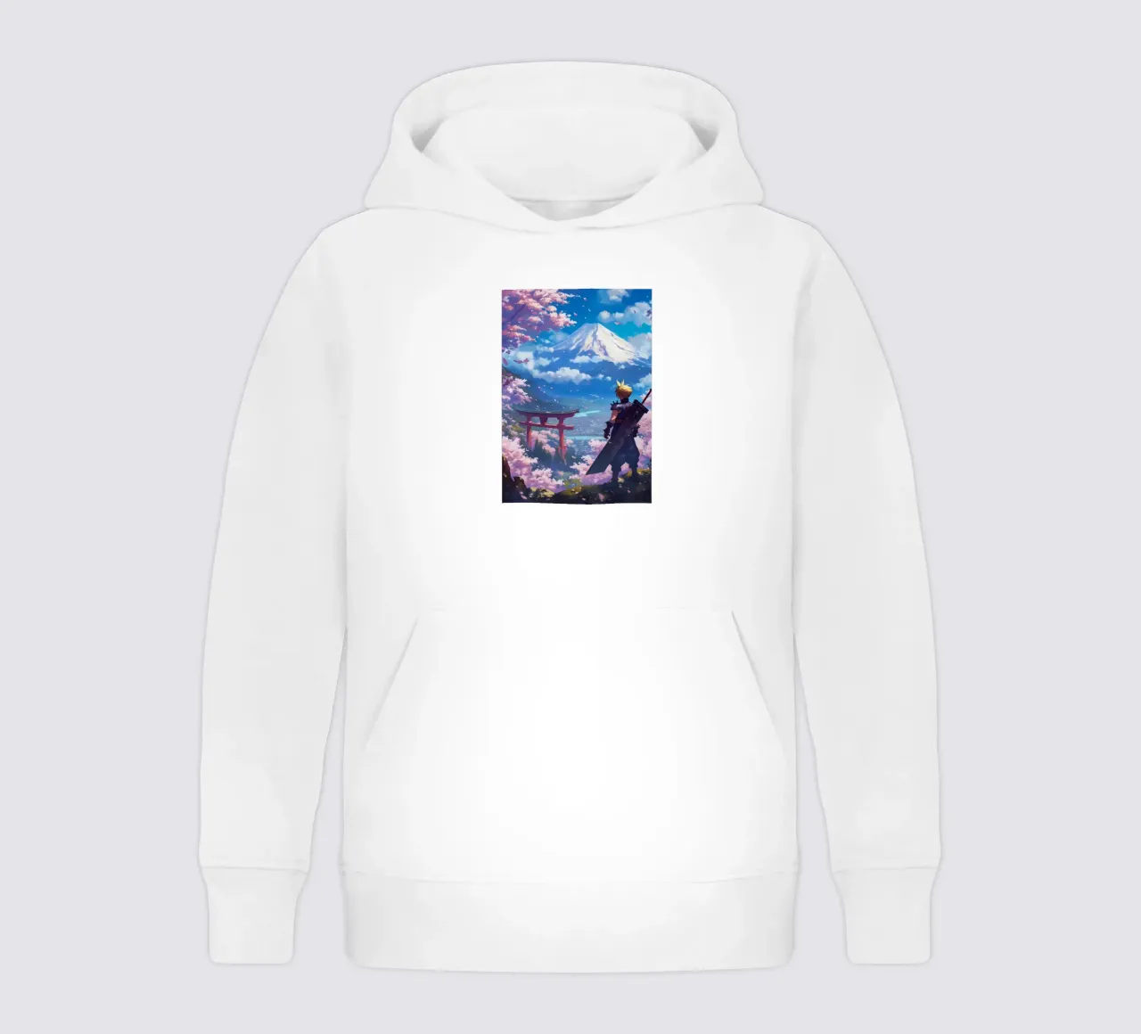 Cloud From Final Fantasy felpa bambino con cappuccio da CreativeStudio