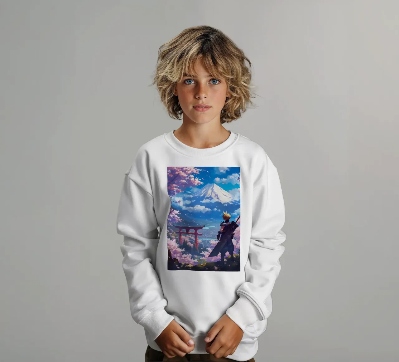 Cloud From Final Fantasy felpa bambino da CreativeStudio