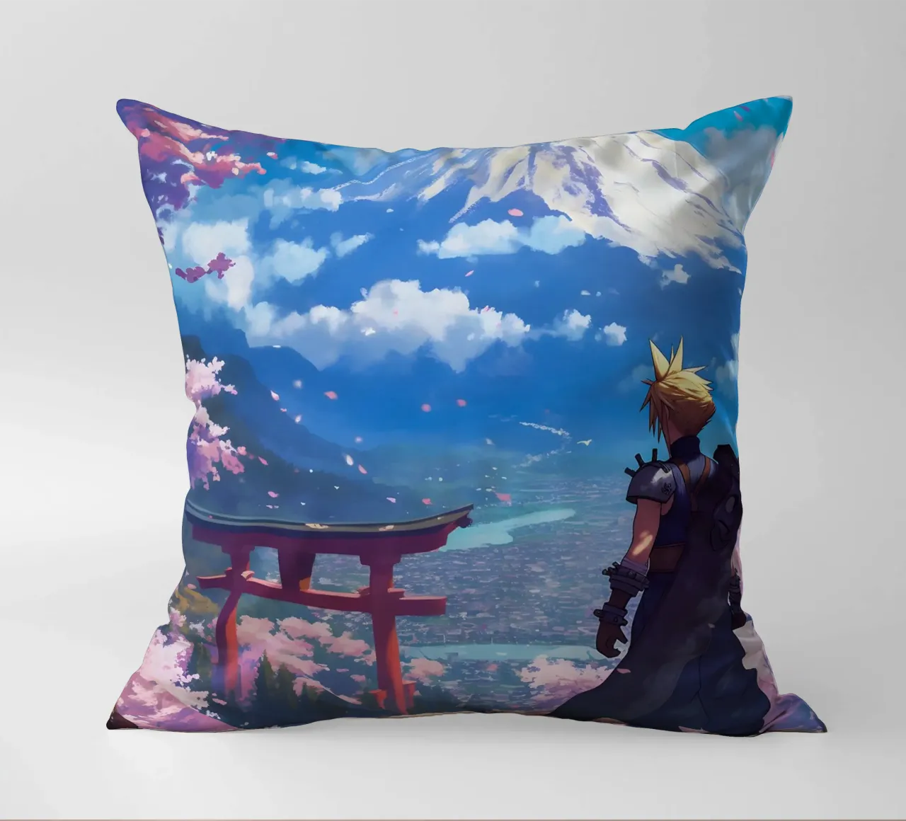 Cloud From Final Fantasy cuscino da CreativeStudio