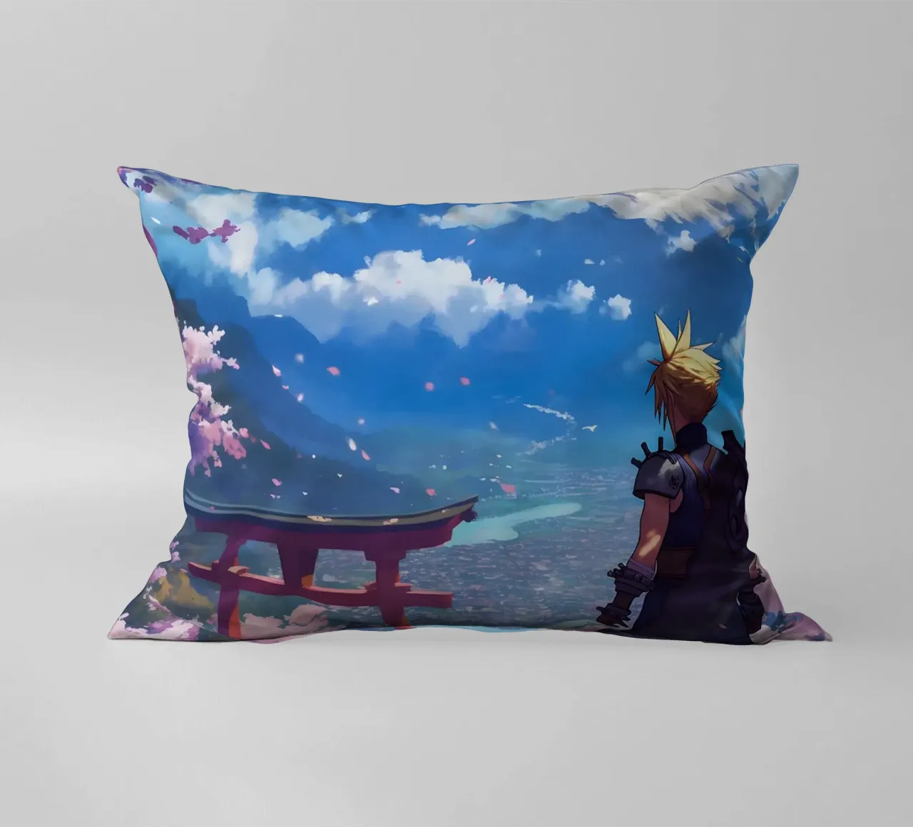 Cloud From Final Fantasy cuscino da CreativeStudio