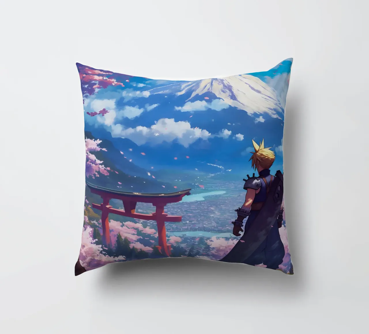 Cloud From Final Fantasy cuscino da CreativeStudio