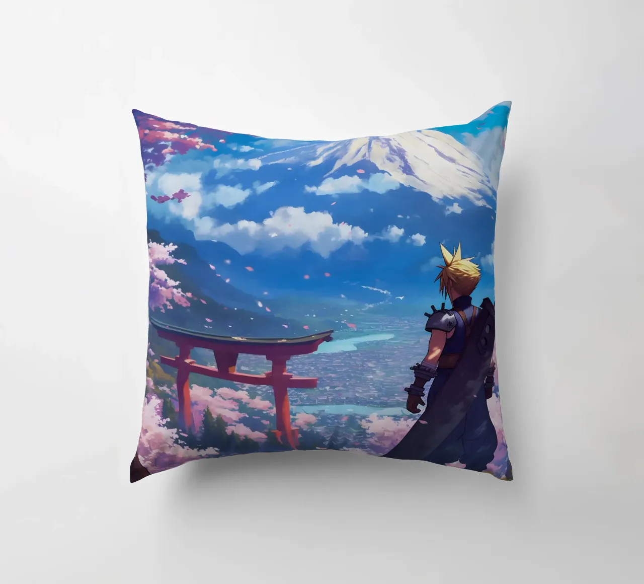 Cloud From Final Fantasy cuscino da CreativeStudio