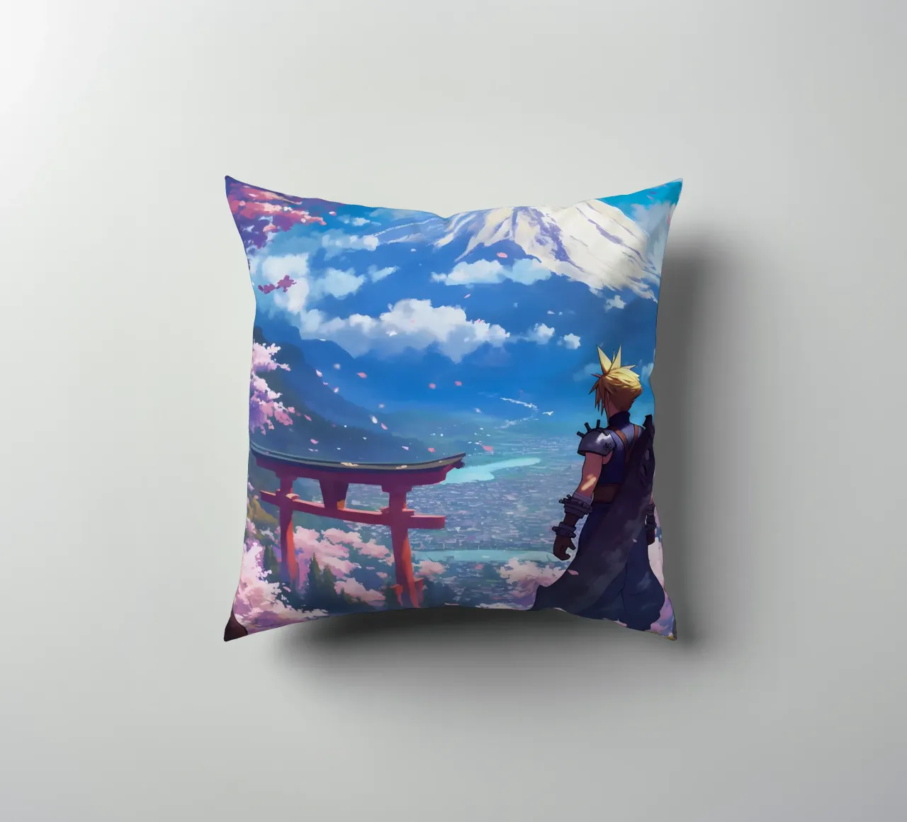 Cloud From Final Fantasy cuscino da CreativeStudio