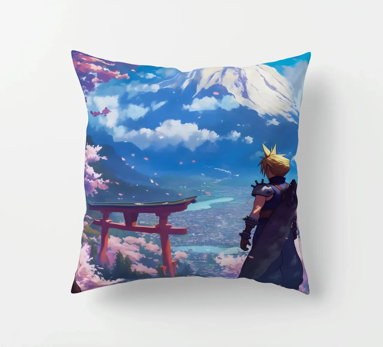 Cloud From Final Fantasy cuscino da CreativeStudio