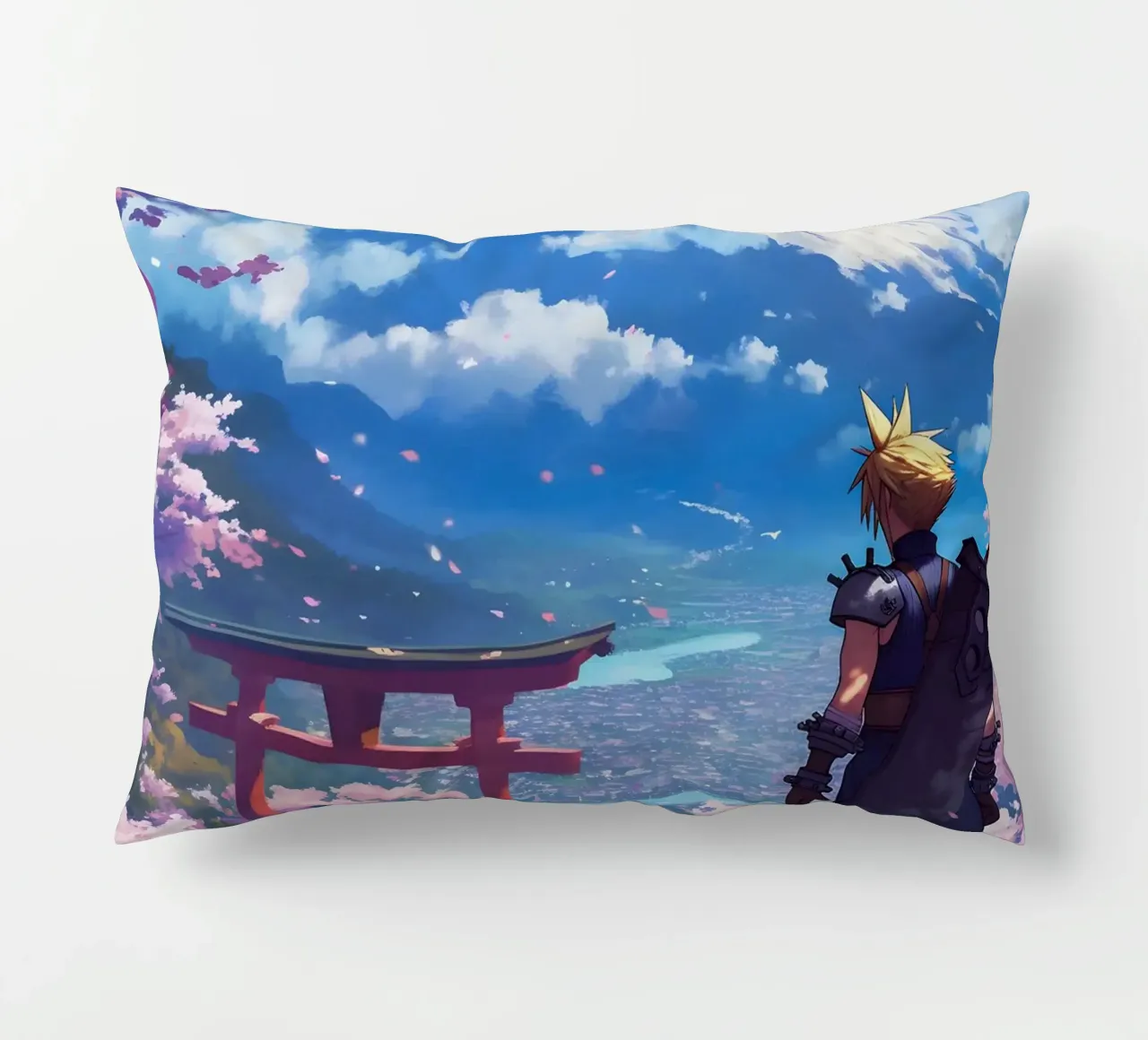 Cloud From Final Fantasy cuscino da CreativeStudio