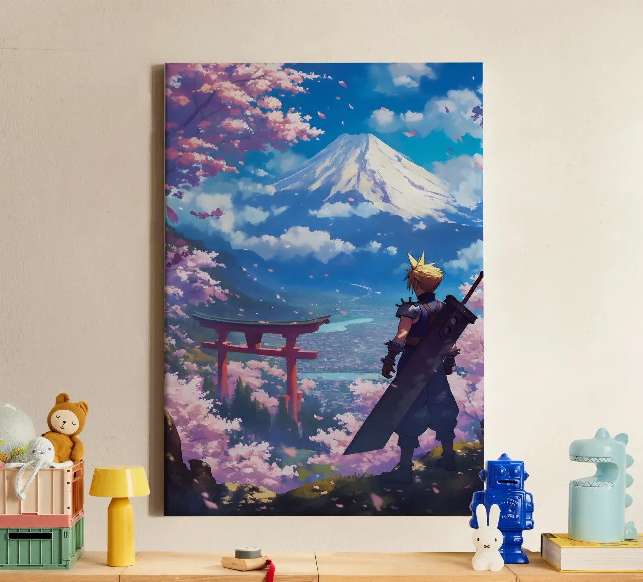 Cloud From Final Fantasy tela da CreativeStudio