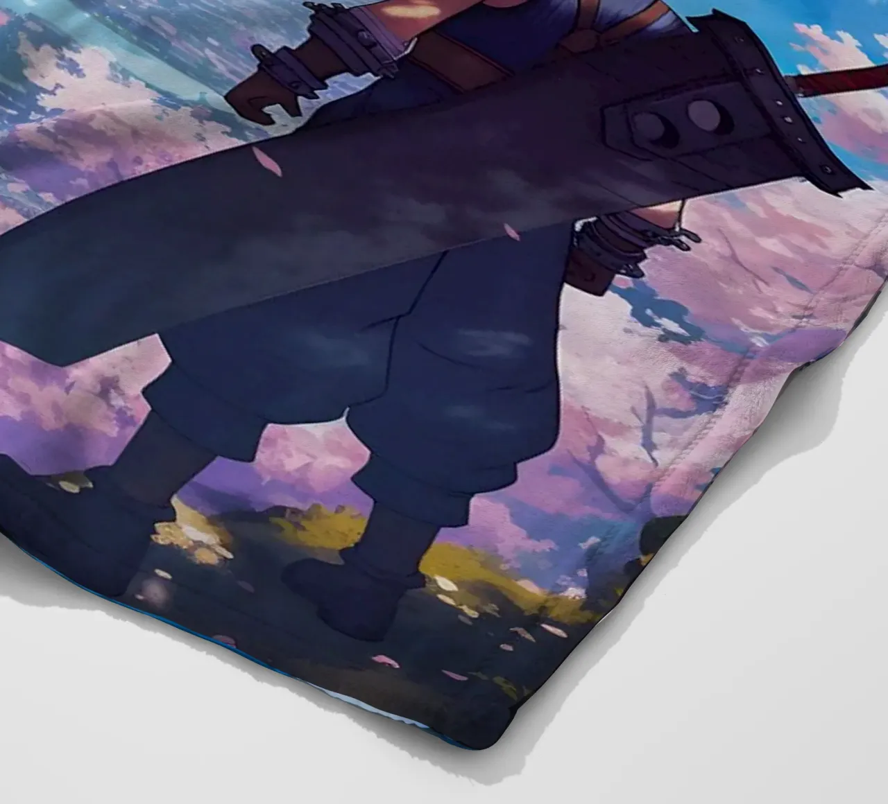 Cloud From Final Fantasy coperta in pile da CreativeStudio