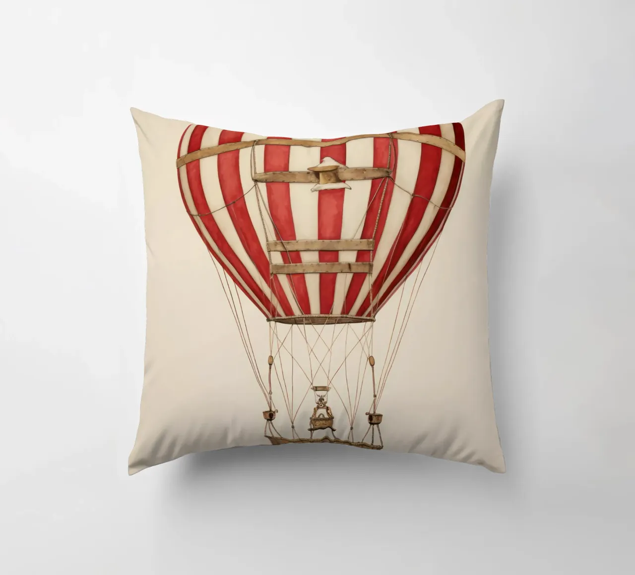 Mongolfiera d'epoca cuscino da IamHomeStudio