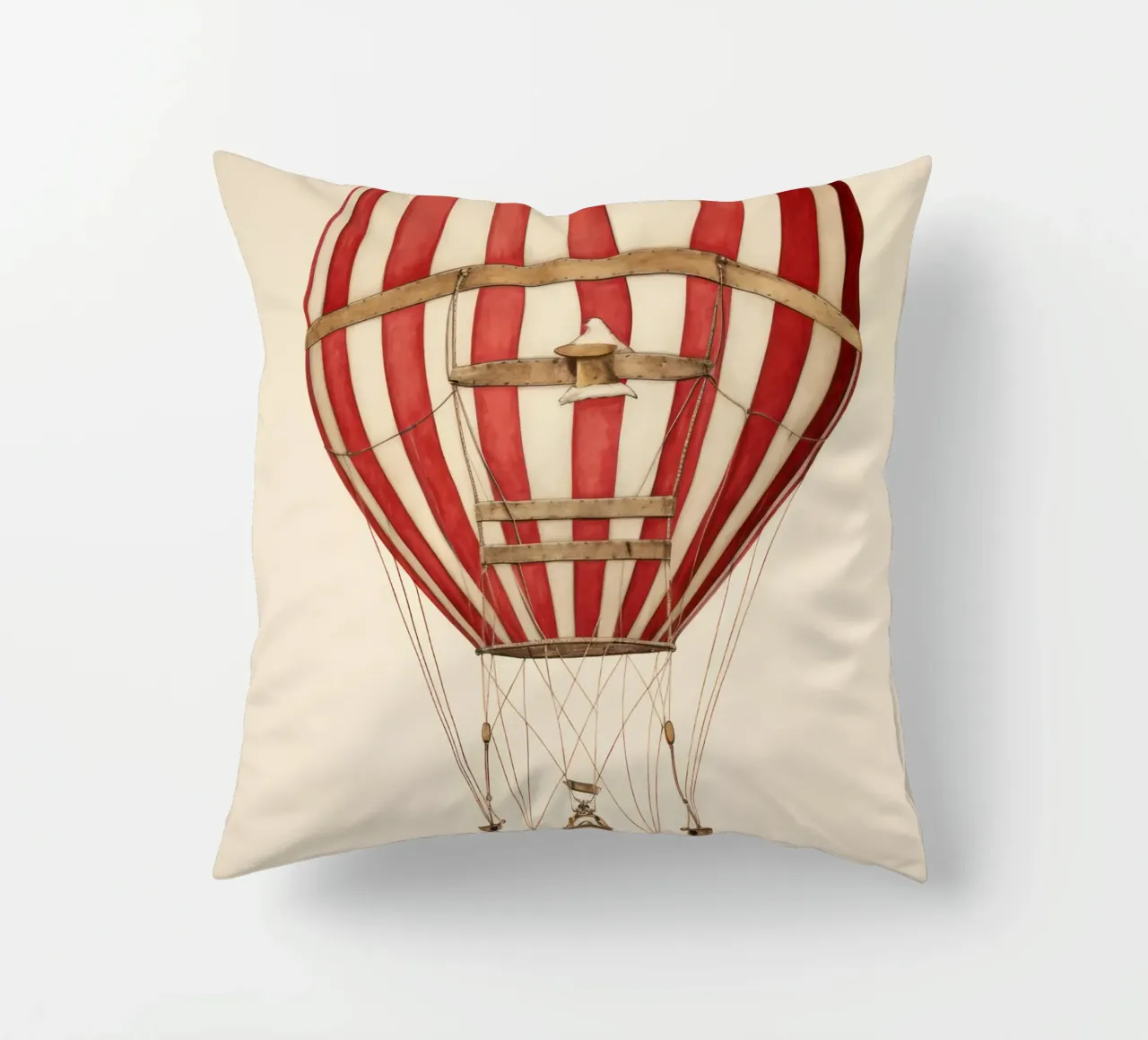 Mongolfiera d'epoca cuscino da IamHomeStudio