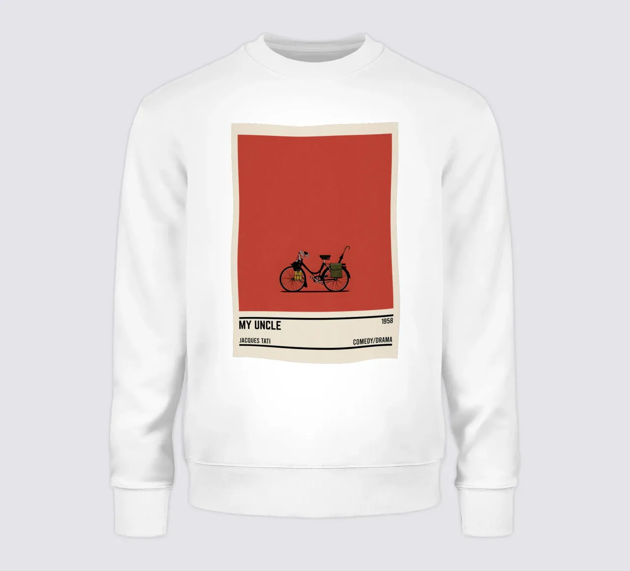 Mon Oncle bike movie felpa da TheArtstudio