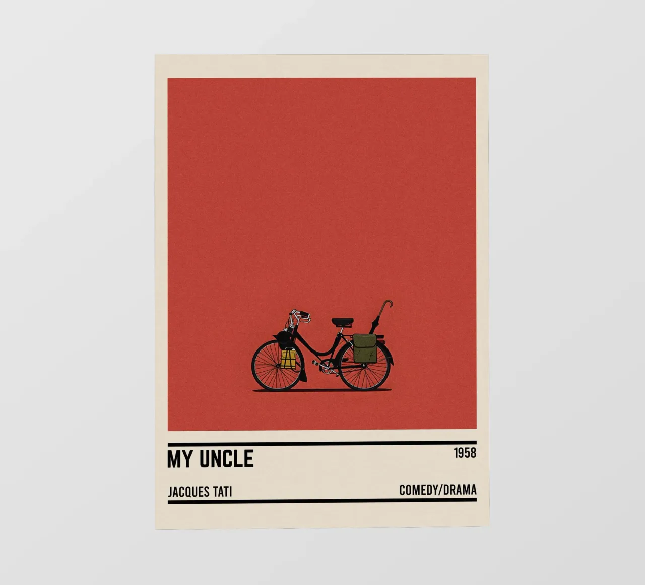 Mon Oncle bike movie telo in pvc da TheArtstudio
