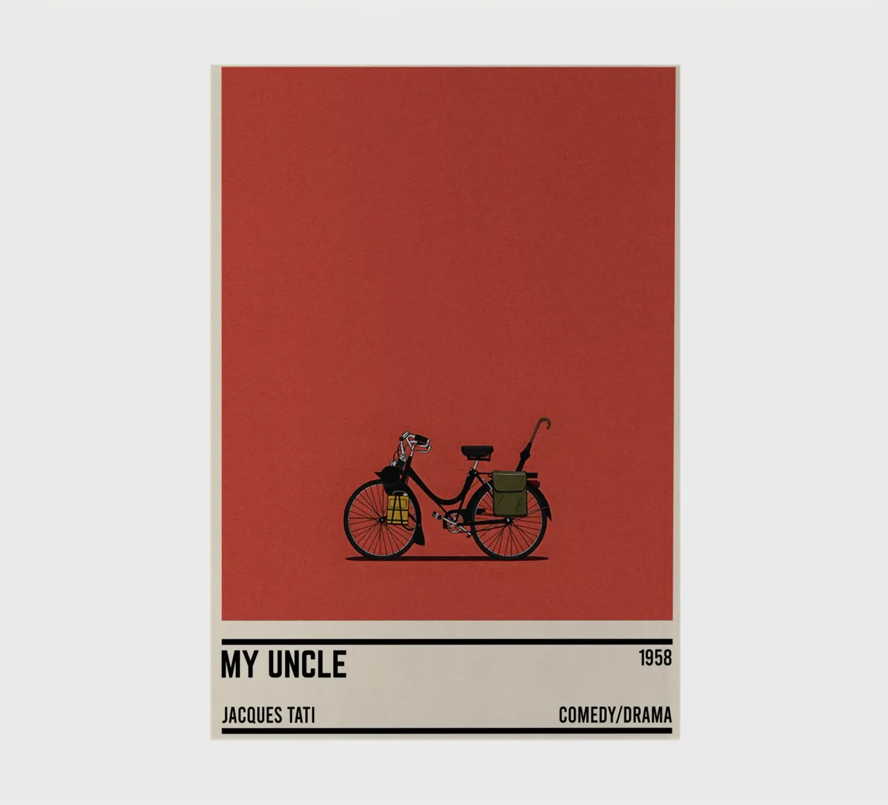 Mon Oncle bike movie notebook by TheArtstudio