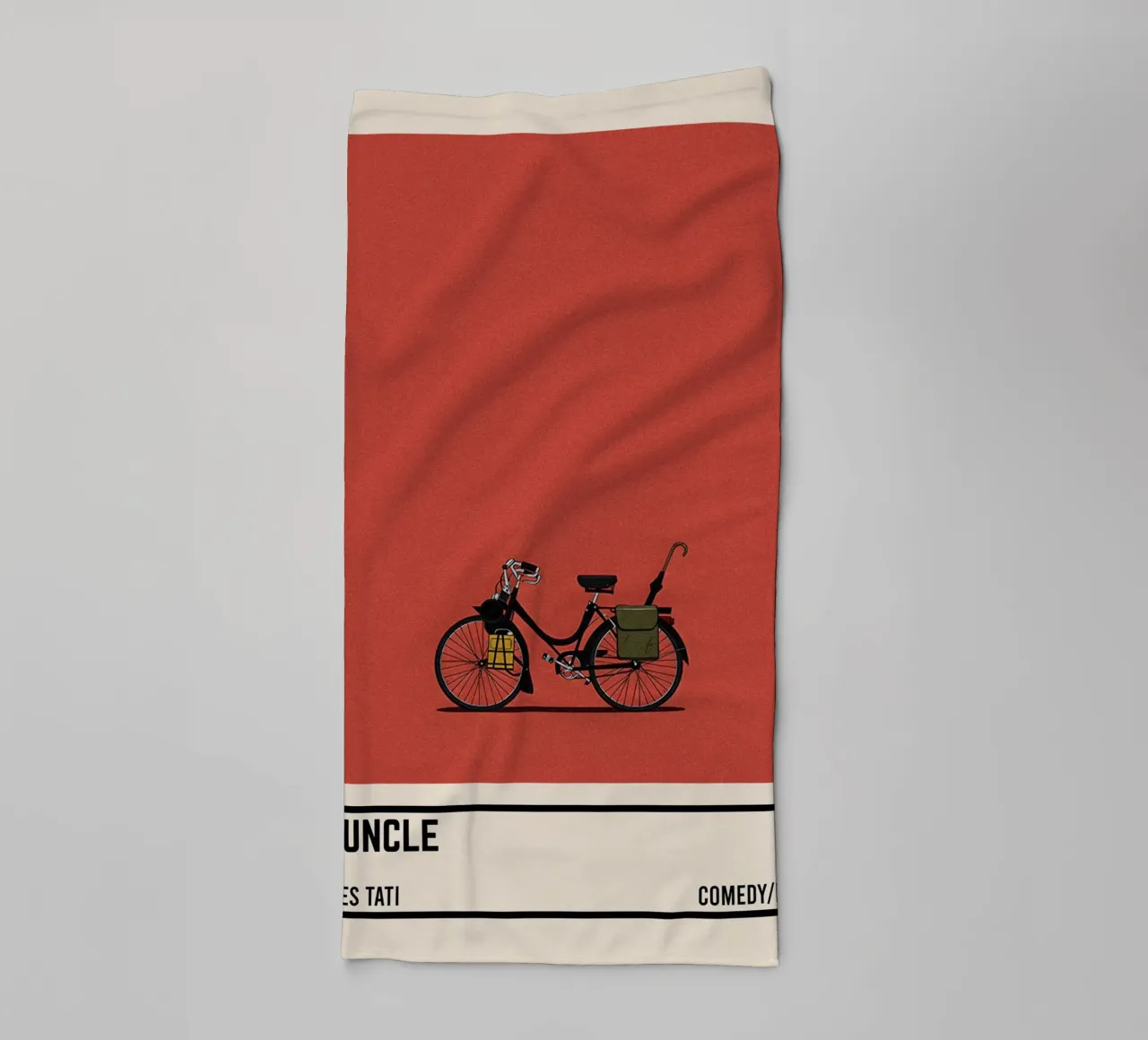 Mon Oncle bike movie asciugamano da bagno da TheArtstudio
