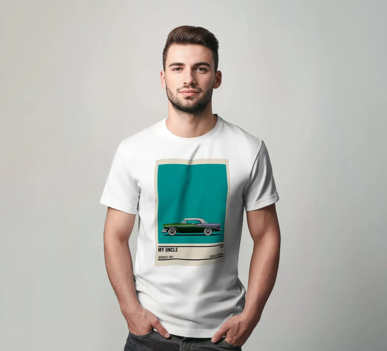Mon Oncle car movie t-shirt da TheArtstudio
