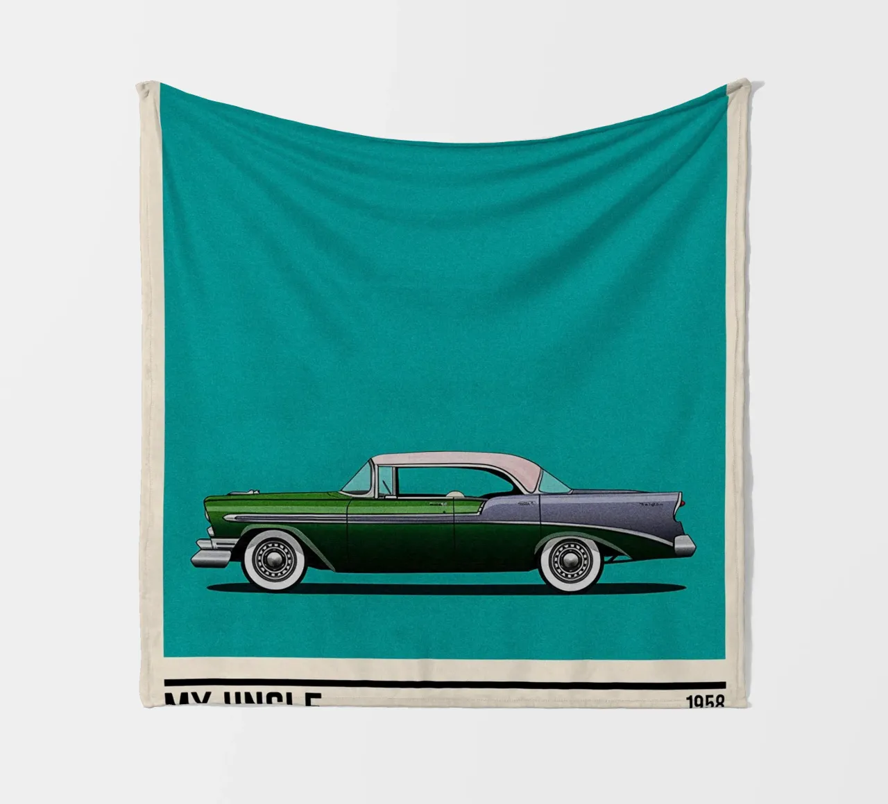 Mon Oncle car movie coperta in pile da TheArtstudio
