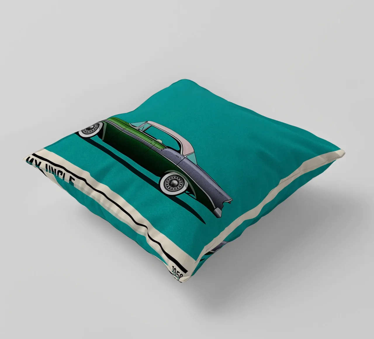 Mon Oncle car movie cuscino da TheArtstudio