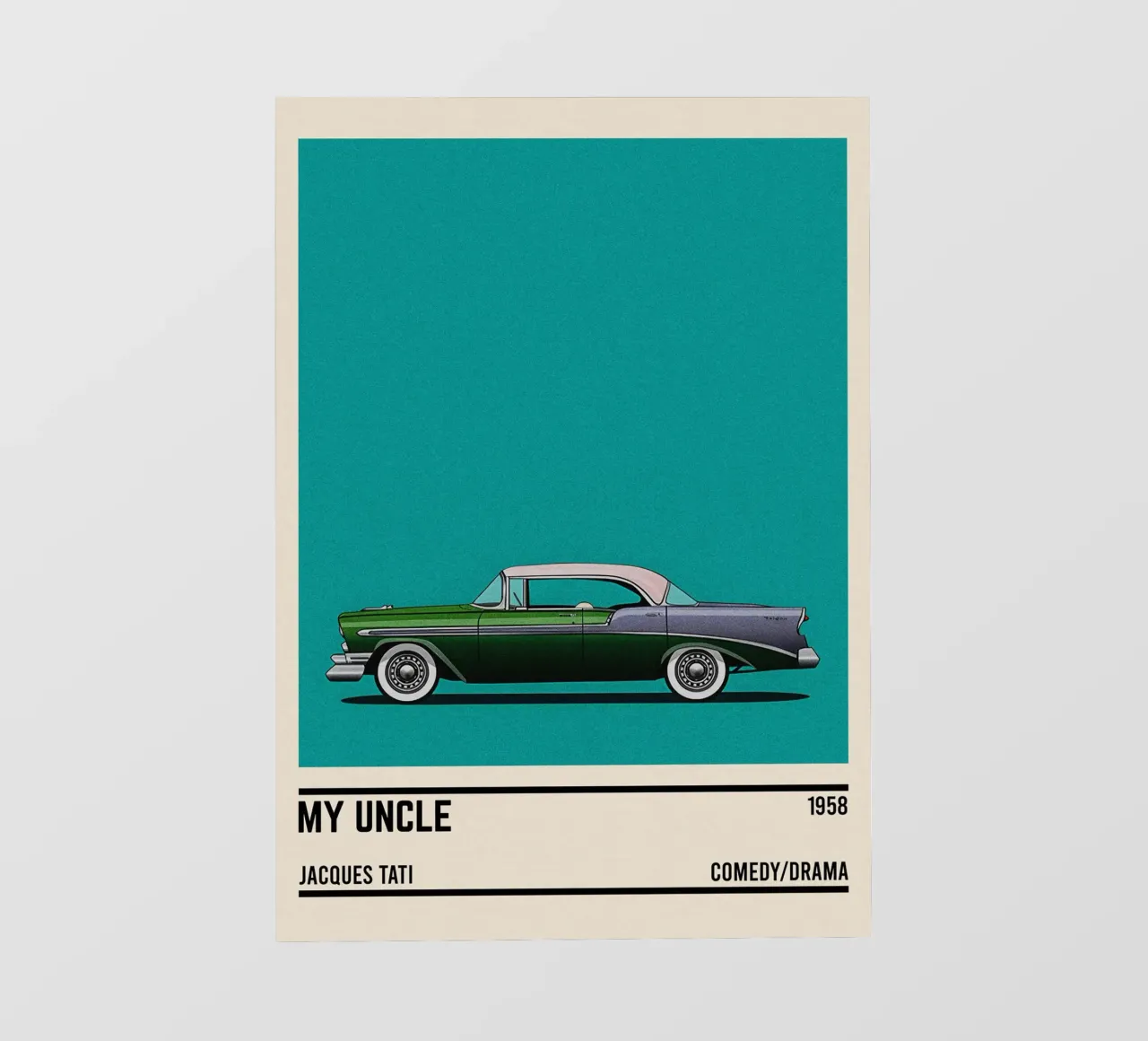 Mon Oncle car movie telo in pvc da TheArtstudio