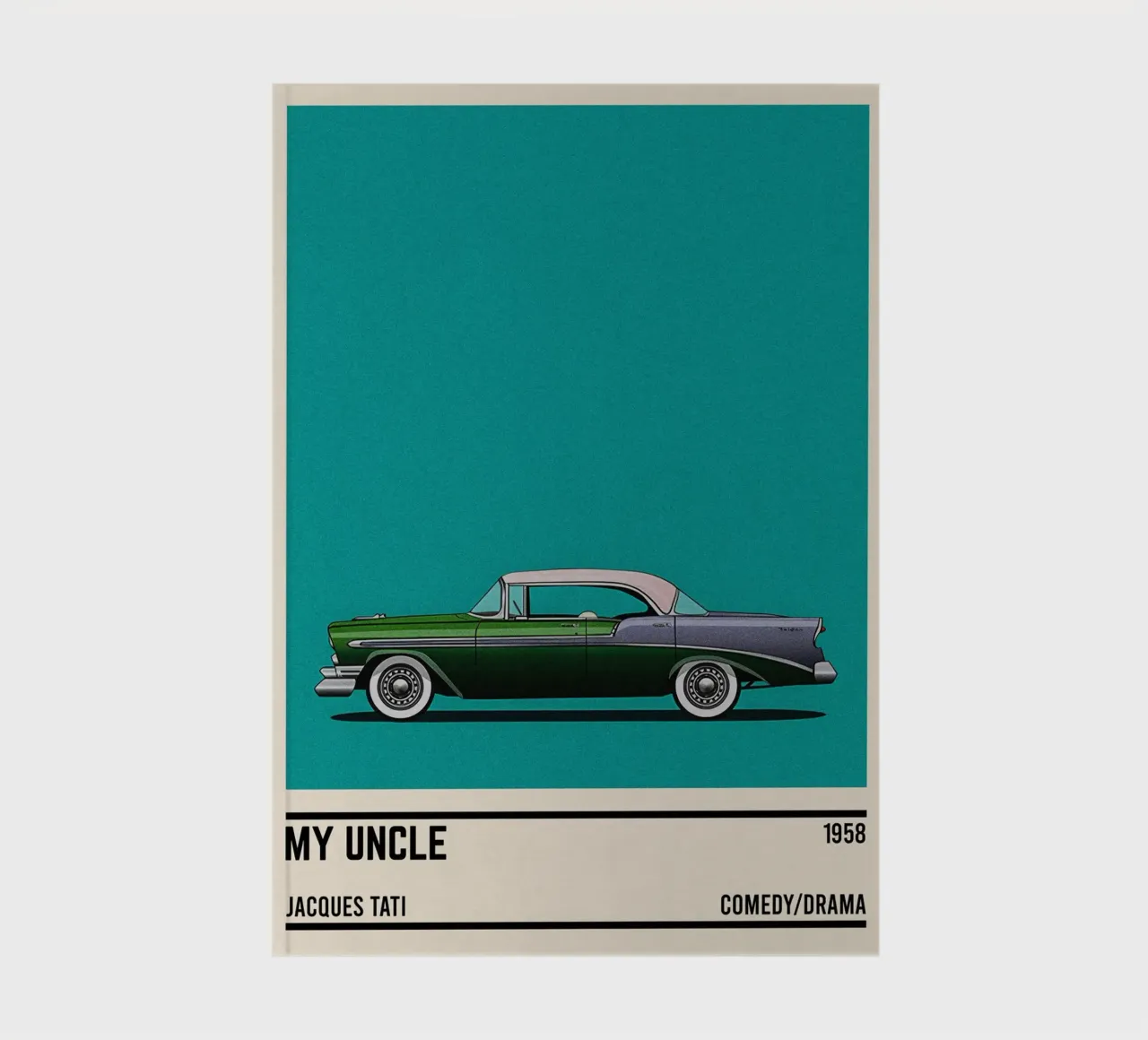 Mon Oncle car movie notebook by TheArtstudio