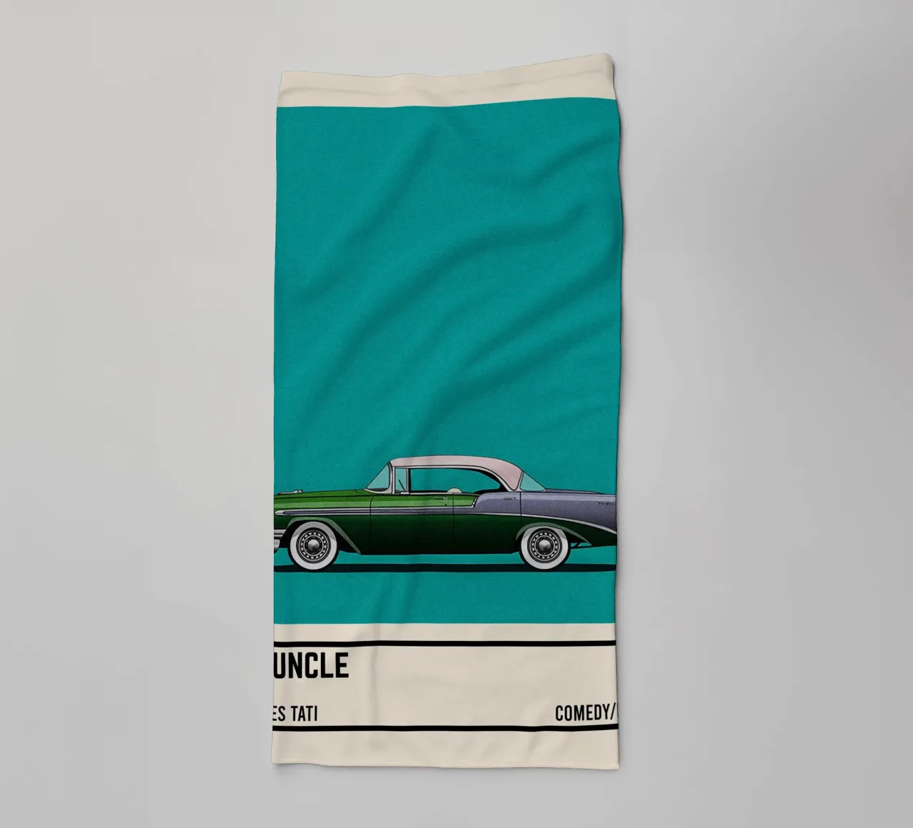 Mon Oncle car movie asciugamano da bagno da TheArtstudio
