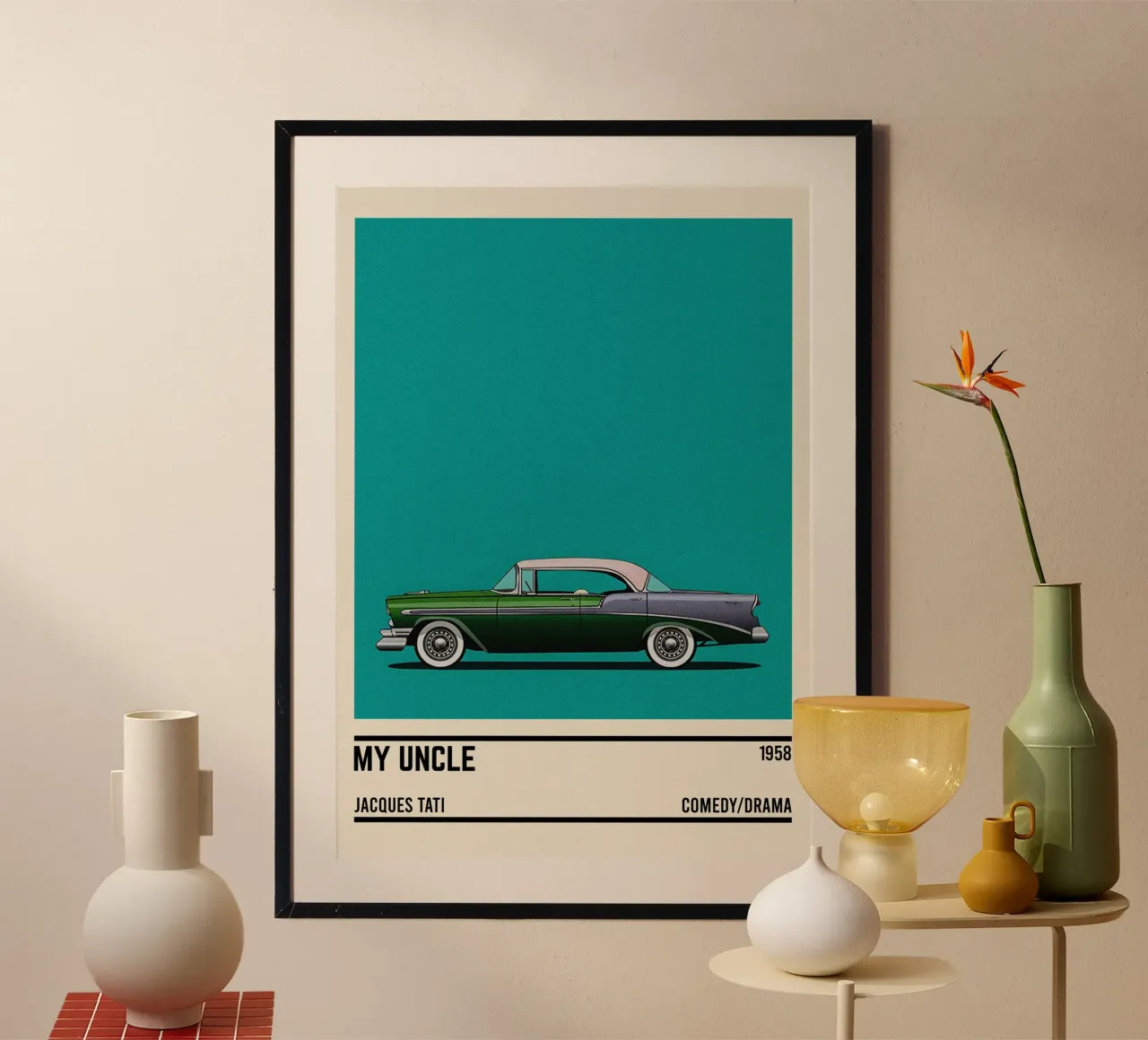 Mon Oncle car movie carta hahnemühle da TheArtstudio