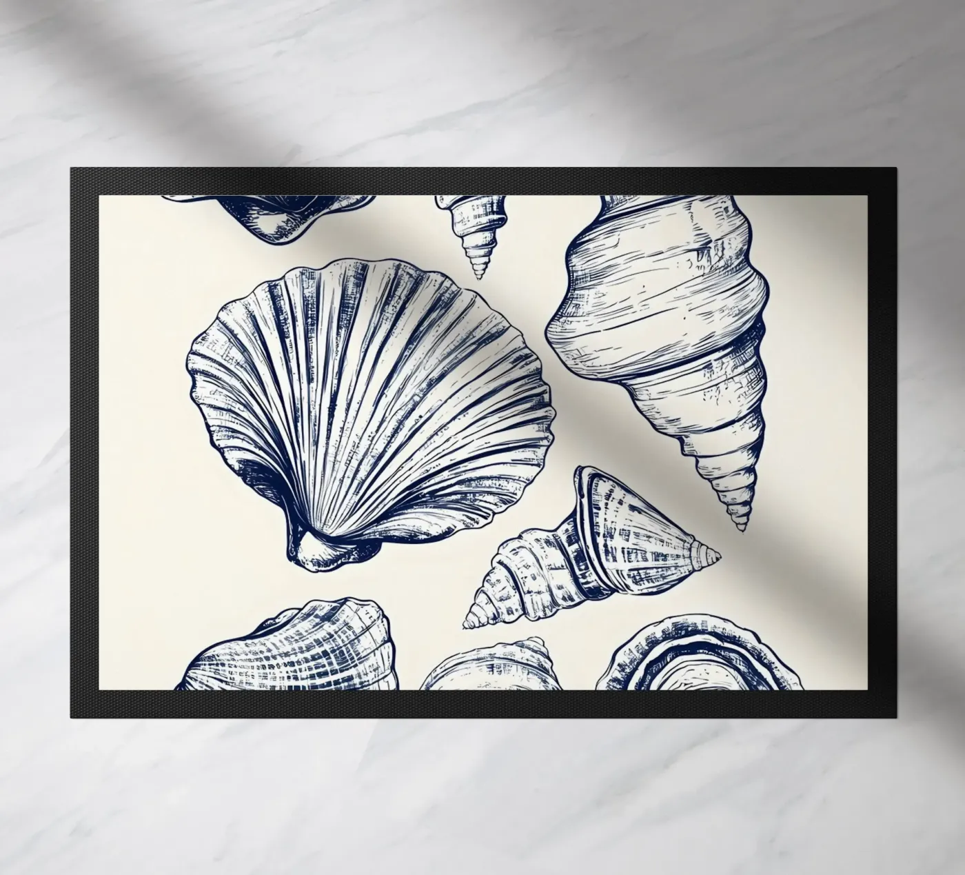 Sea Shells doormat by IamHomeStudio