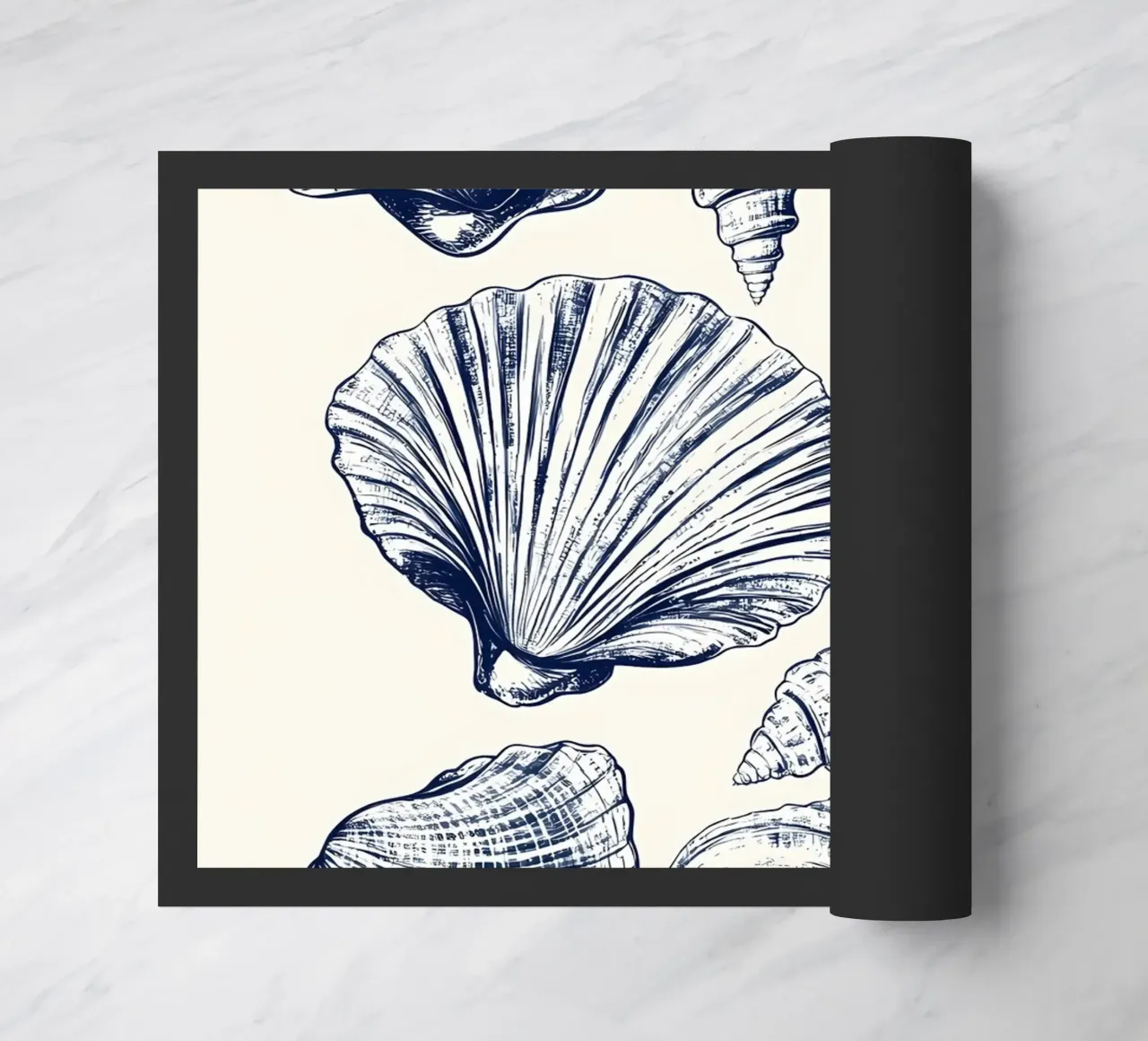 Sea Shells doormat by IamHomeStudio