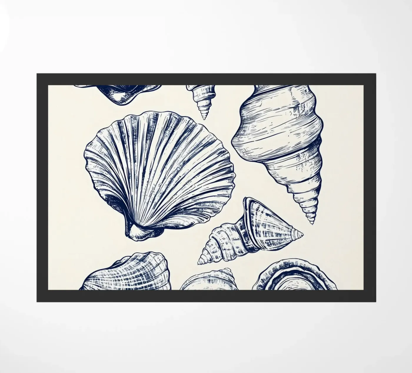 Sea Shells doormat by IamHomeStudio