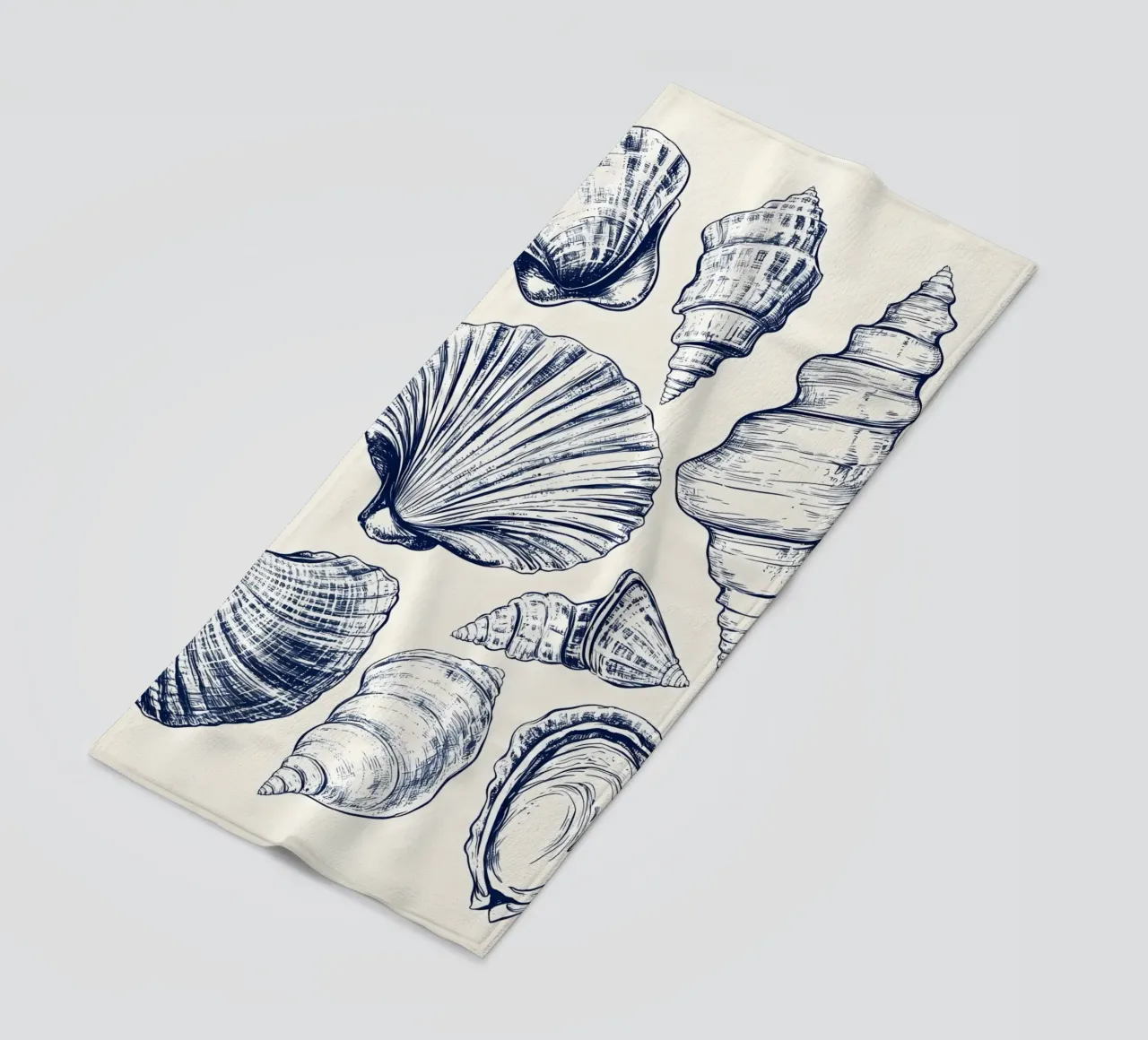 Muscheln Strandtuch von IamHomeStudio