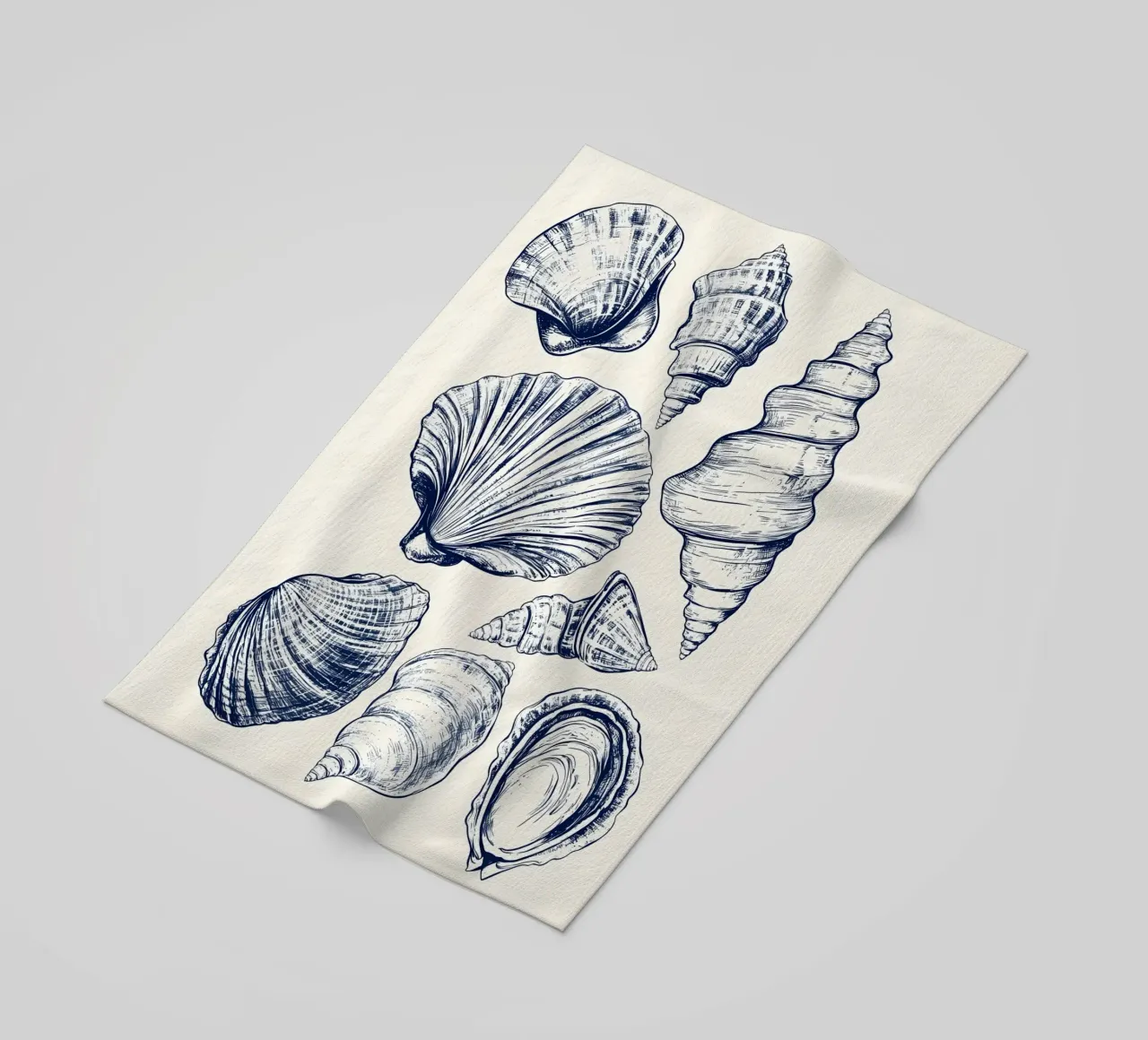 Muscheln Strandtuch von IamHomeStudio