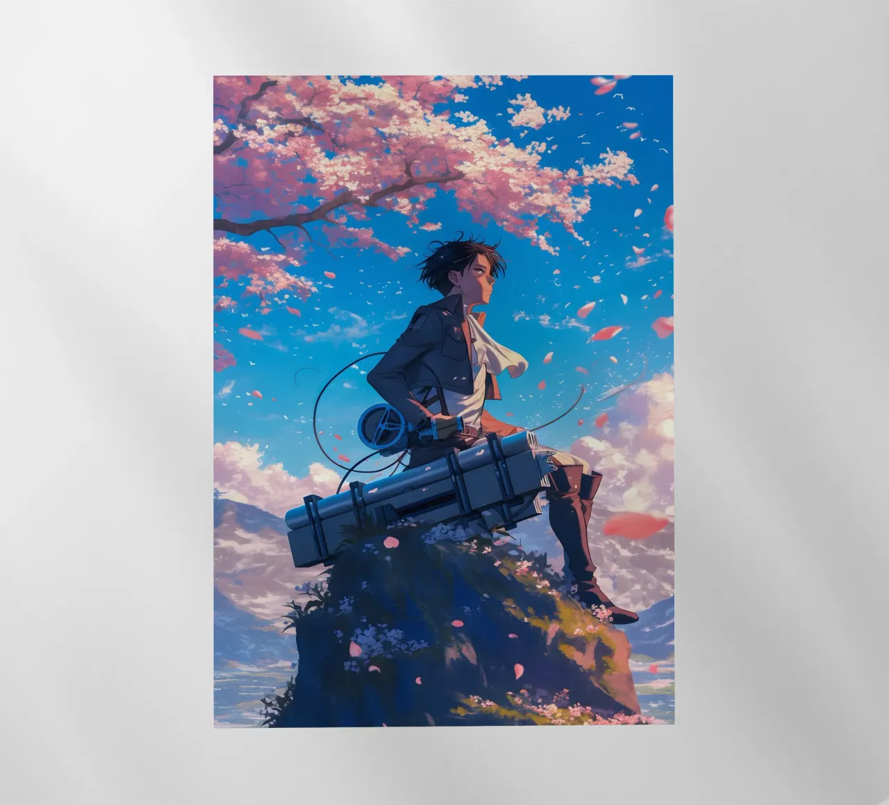 Levi Attack on Titan pellicola backlit da CreativeStudio