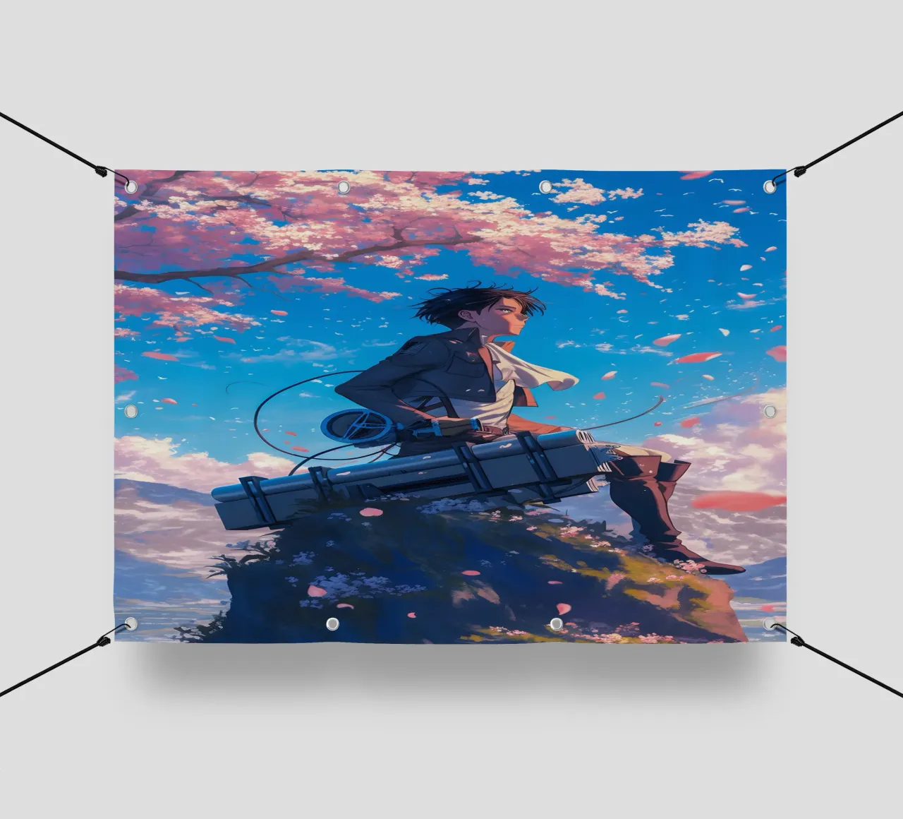 Levi Attack on Titan telo in pvc da CreativeStudio