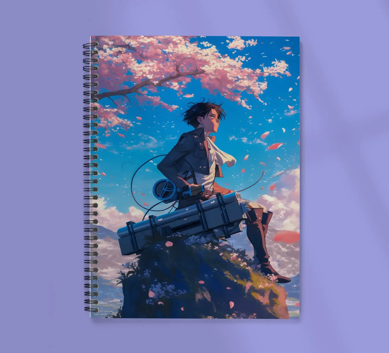 Levi Attack on Titan spiral notebook by CreativeStudio