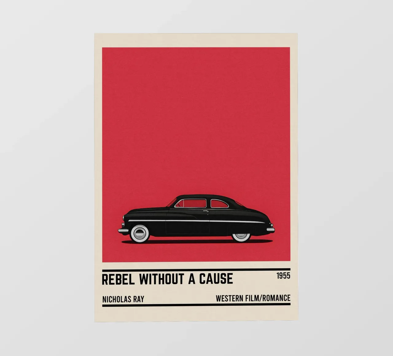 Rebel Without a Cause car movie pellicola backlit da TheArtstudio