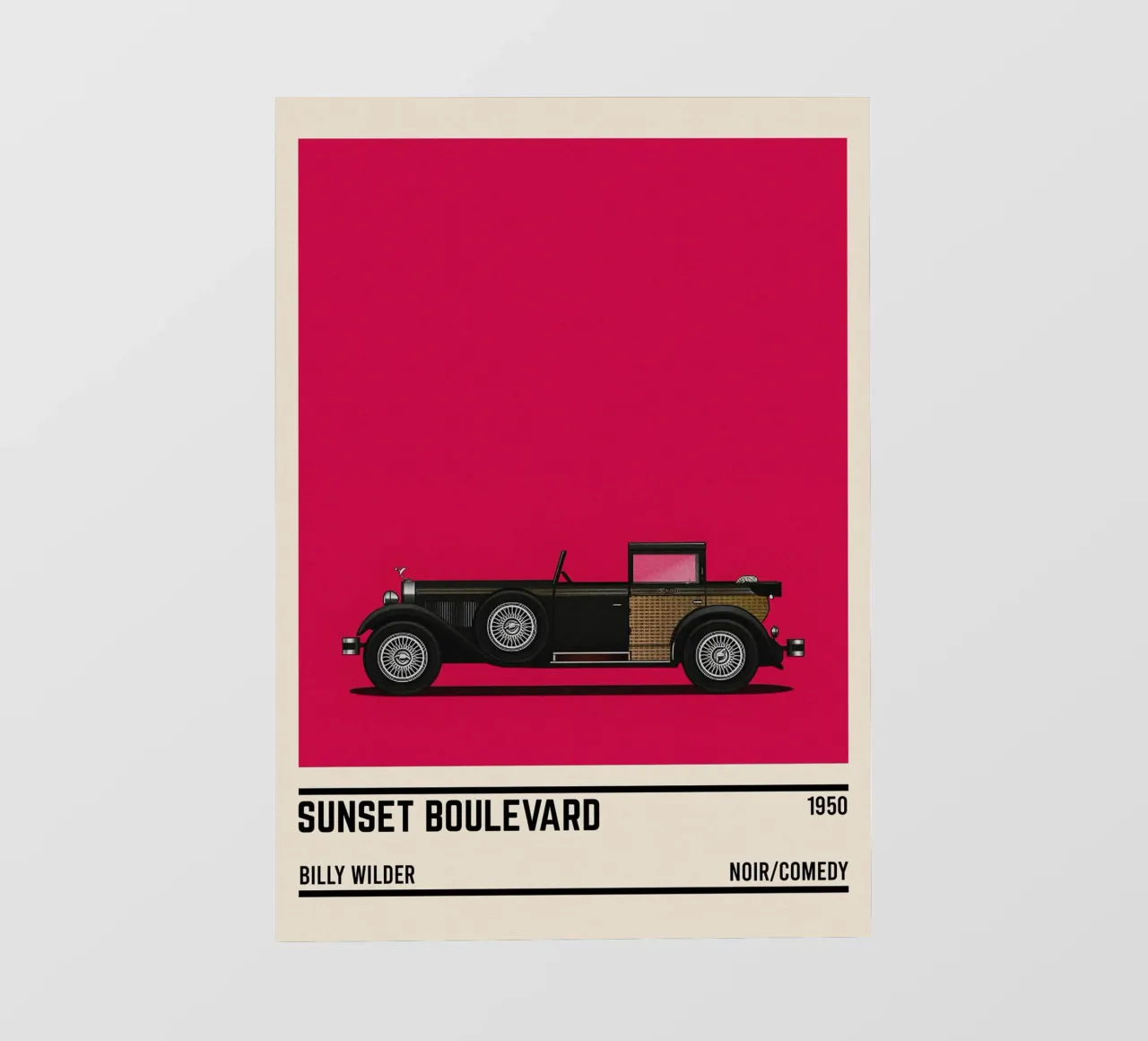 Sunset Boulevard Car Movie telo in pvc da TheArtstudio