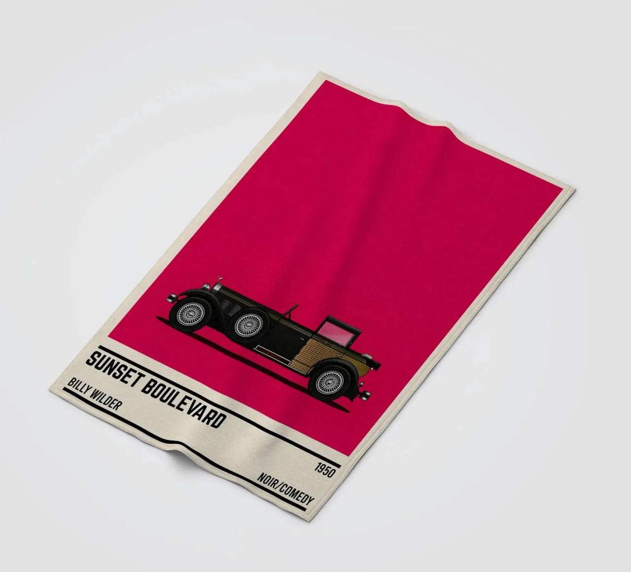 Sunset Boulevard Car Movie coperta in pile da TheArtstudio