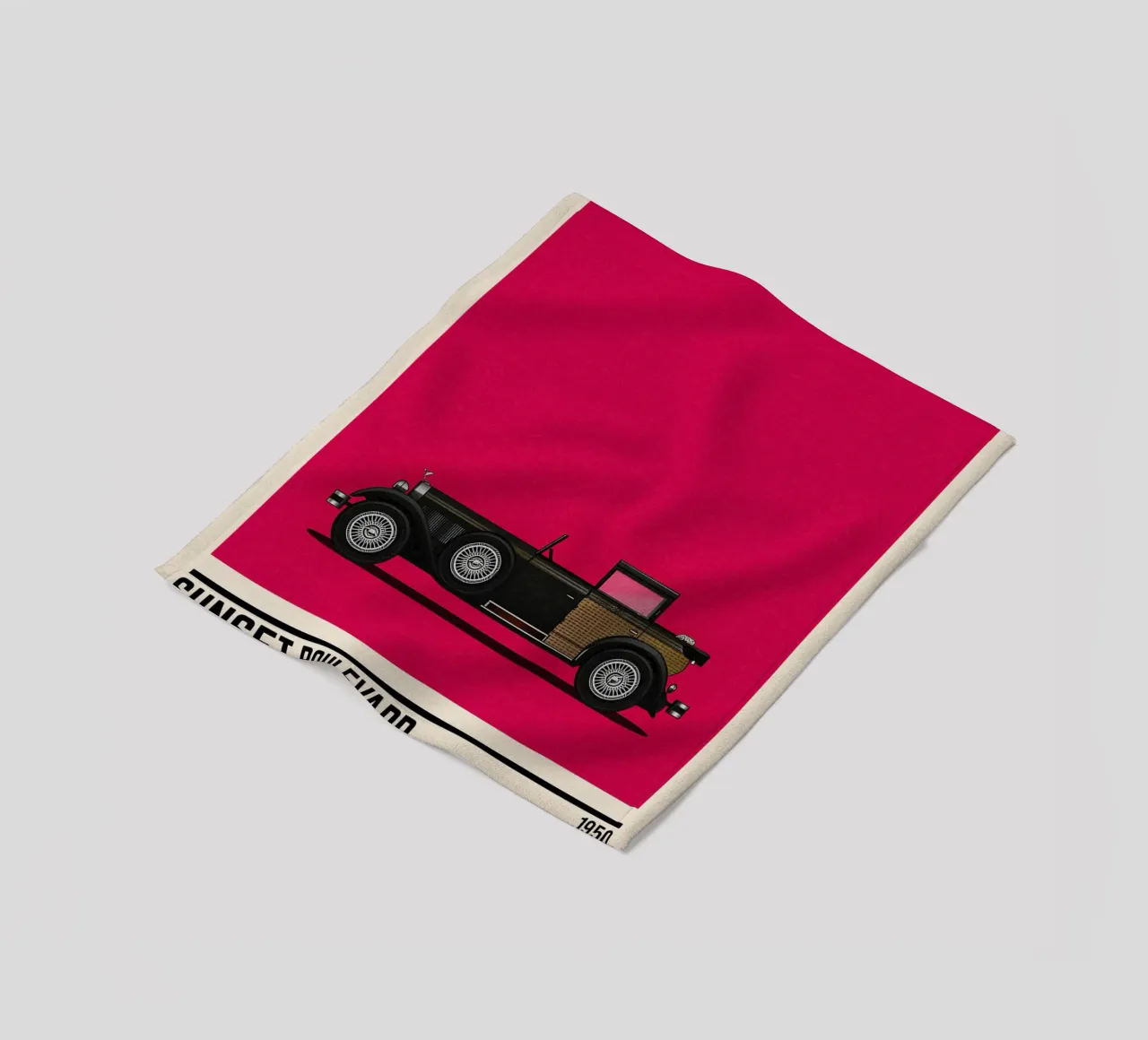 Sunset Boulevard Car Movie coperta in pile da TheArtstudio