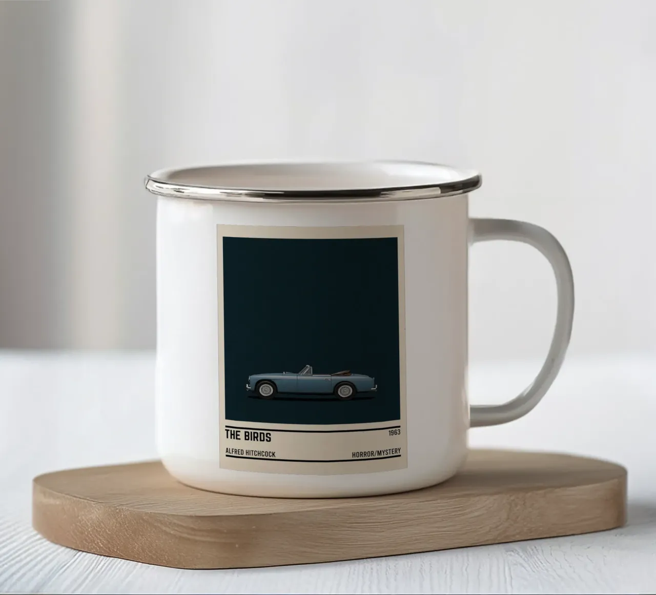 The Birds car tazza in smalto da TheArtstudio