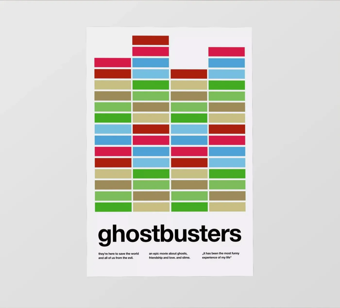 Ghostbusters pellicola backlit da Stephan Kochs