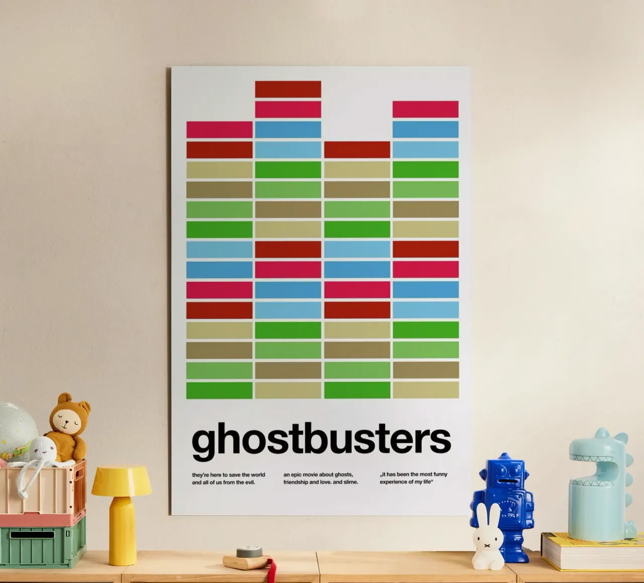 Ghostbusters alluminio dibond da Stephan Kochs