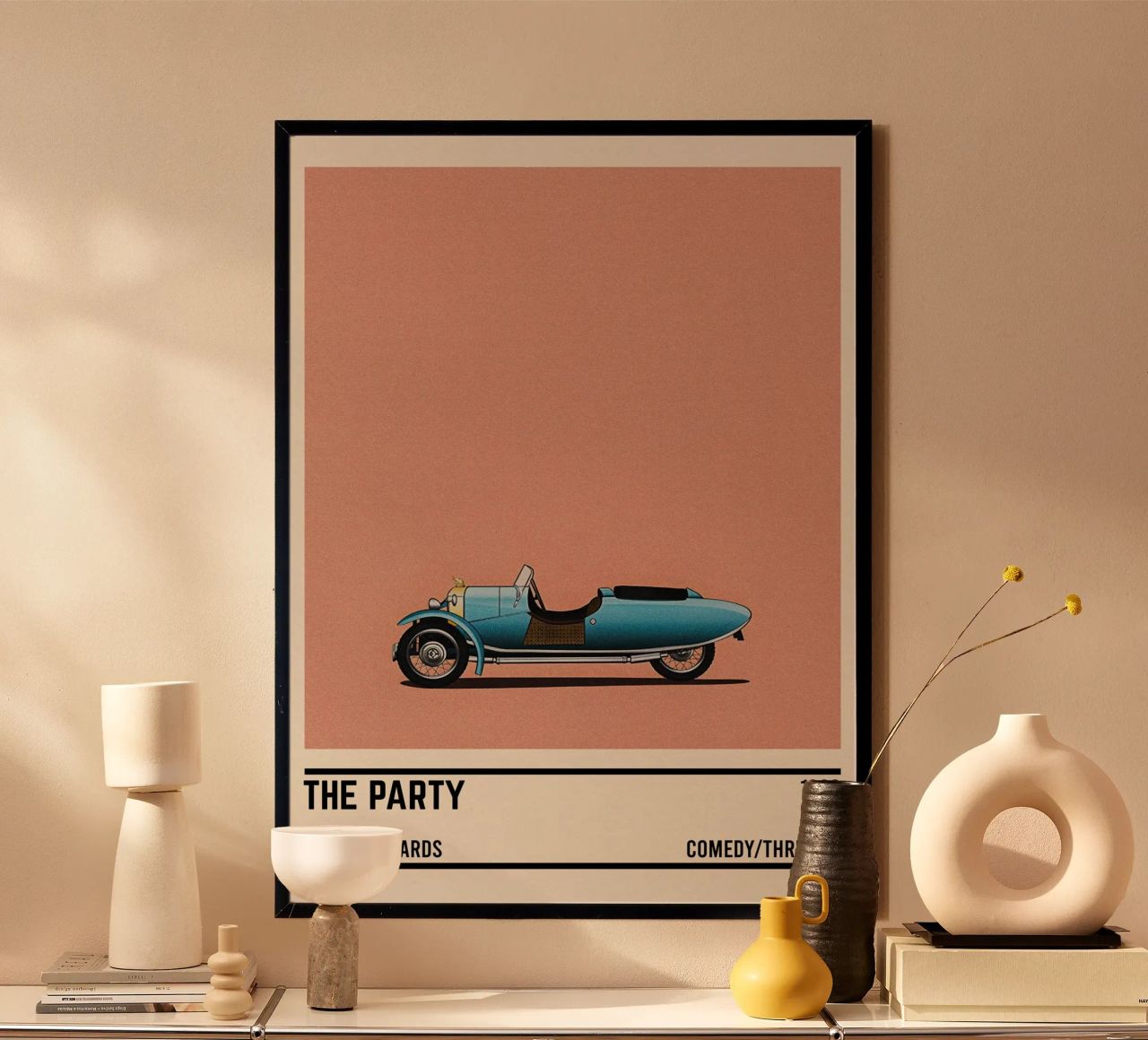 The Party car movie poster by TheArtstudio