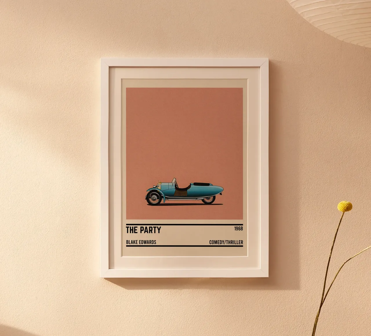 The Party car movie poster by TheArtstudio