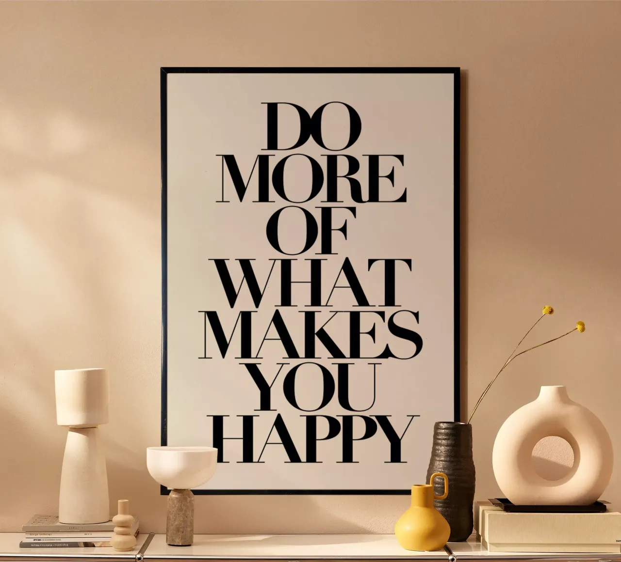 do more poster avec cadre en plastique de Mottos by Sinan Saydik