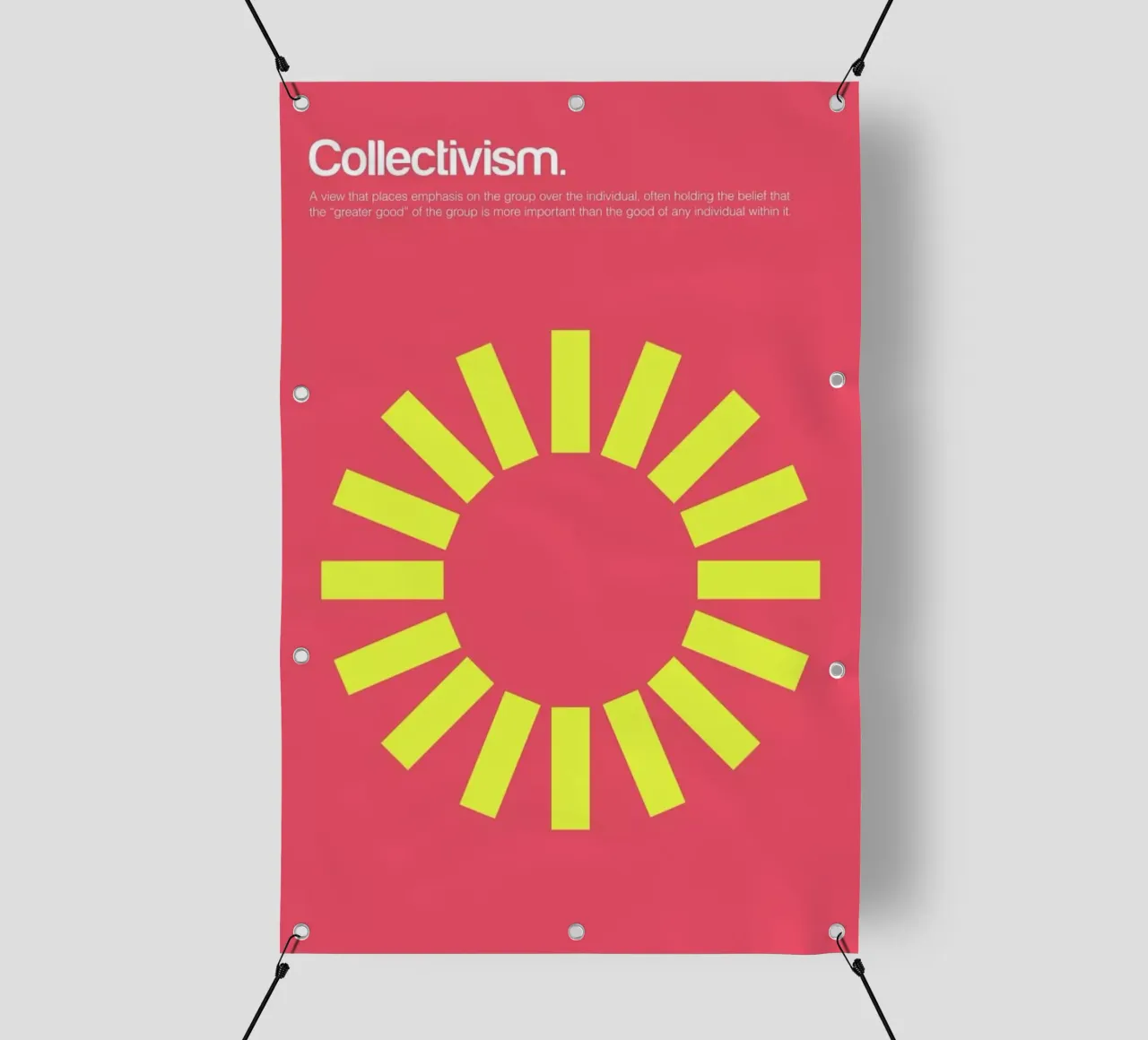 Collectivism telo in pvc da Genís Carreras