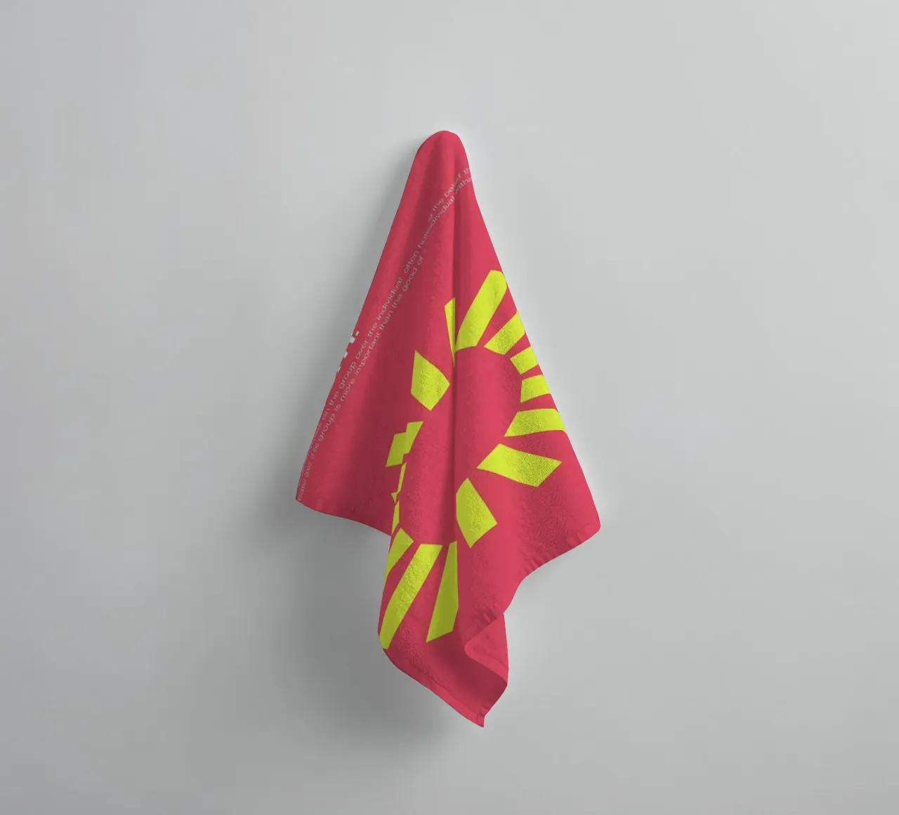 Collectivism asciugamano da bagno da Genís Carreras